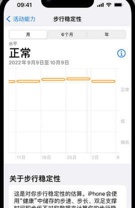 永修iPhone手机维修如何在iPhone开启'步行稳定性通知'