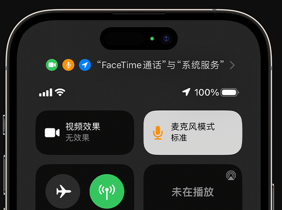 永修苹果授权维修网点分享iPhone在通话时让你的声音更清晰 