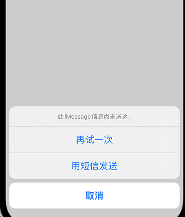 永修apple维修iPhone上无法正常发送iMessage信息