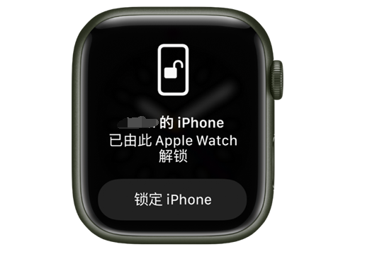 永修苹果手机维修分享用 AppleWatch 解锁配备面容 ID 的 iPhone方法 