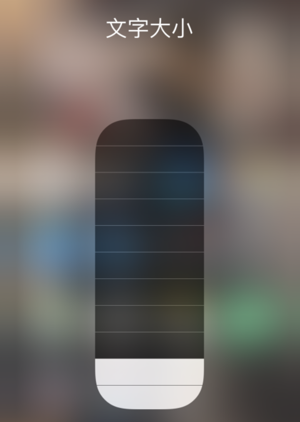 永修苹果手机维修分享小技巧：在 iPhone 控制中心快速调节字体大小 